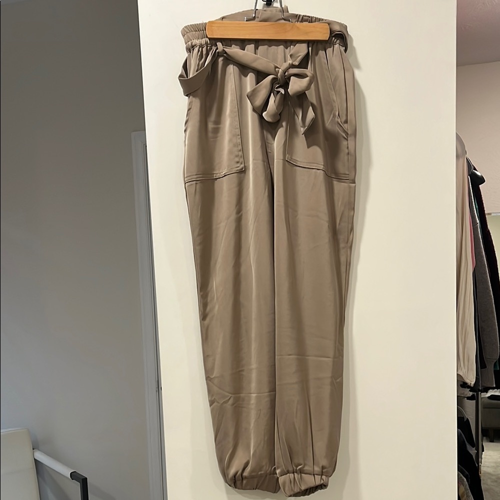 tie waist pants